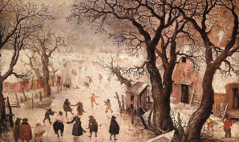 Hendrick Avercamp Winter Landscape Norge oil painting art